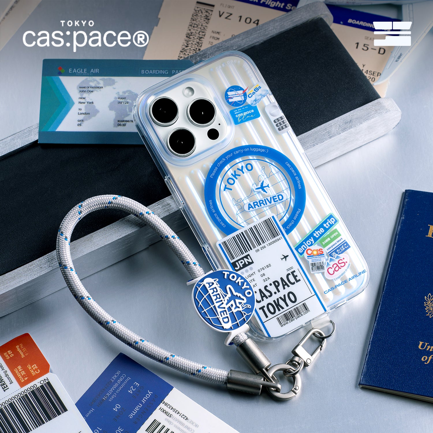 cas:pace 24A/W「enjoy the trip」携帯ストラップ
